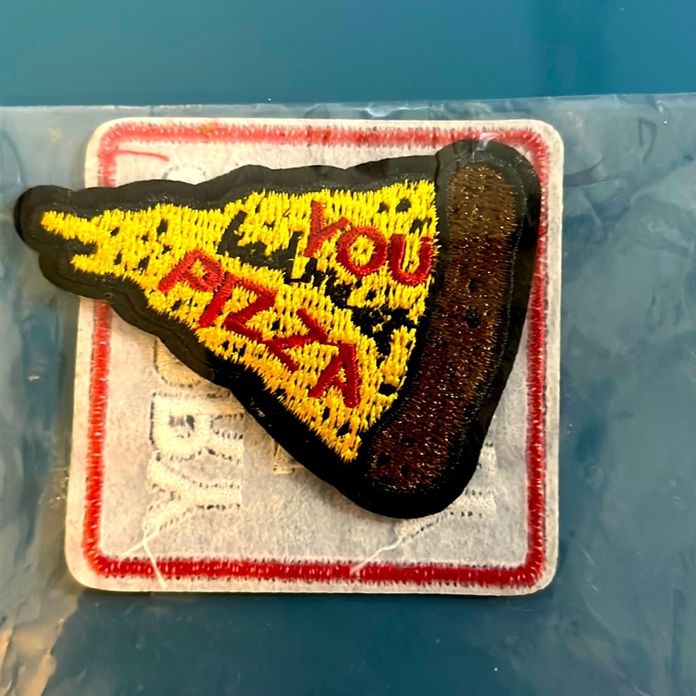 NWT 2 IRON ON PATCHES 🍕​